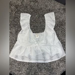 White summer top